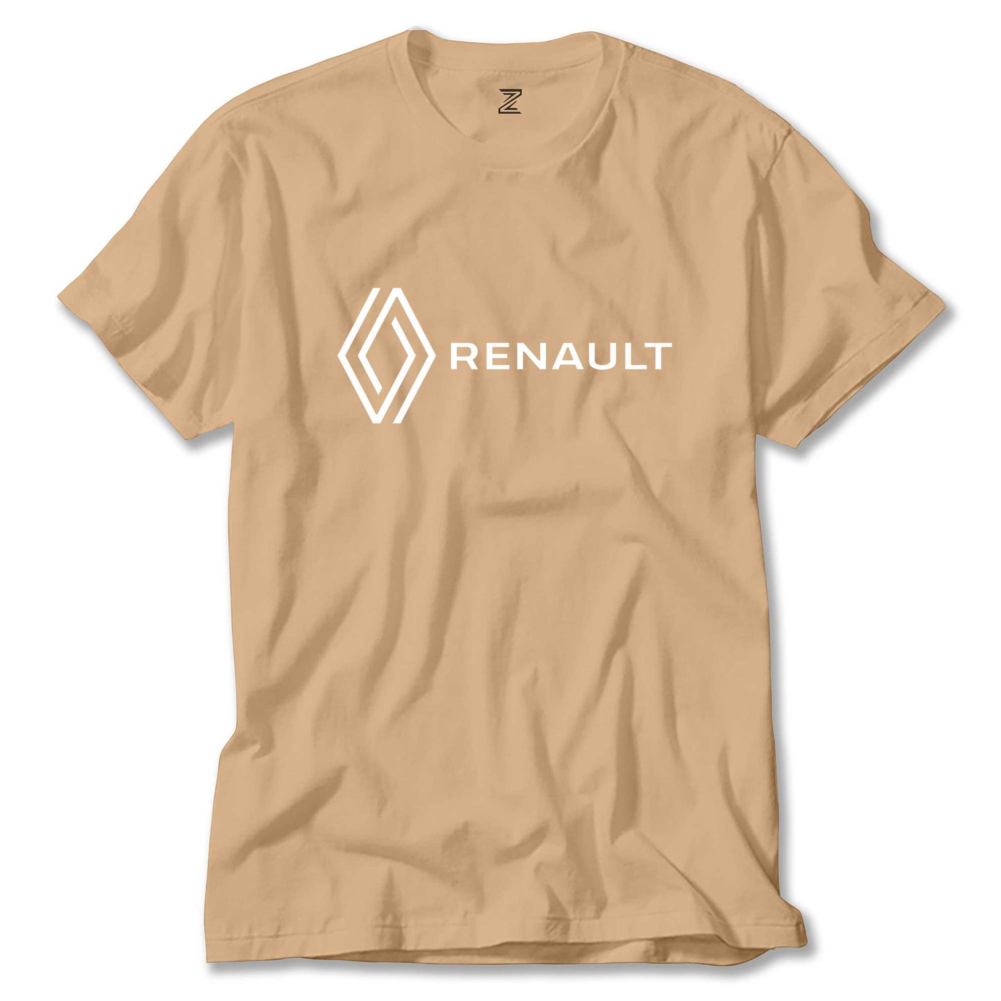 Renault New Logo Text Renkli Tişört