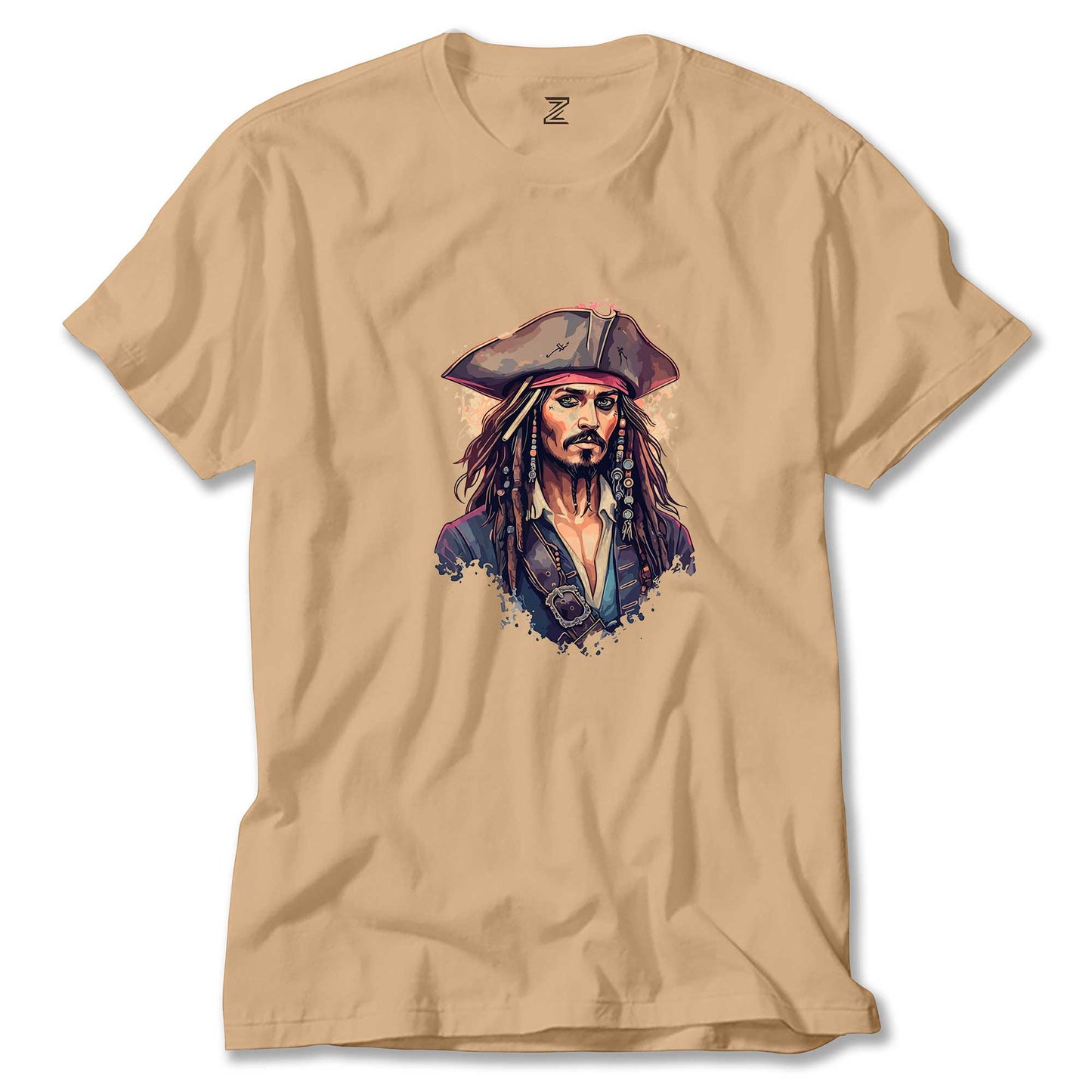 Kaptan Jack Jeperow Renkli Tişört