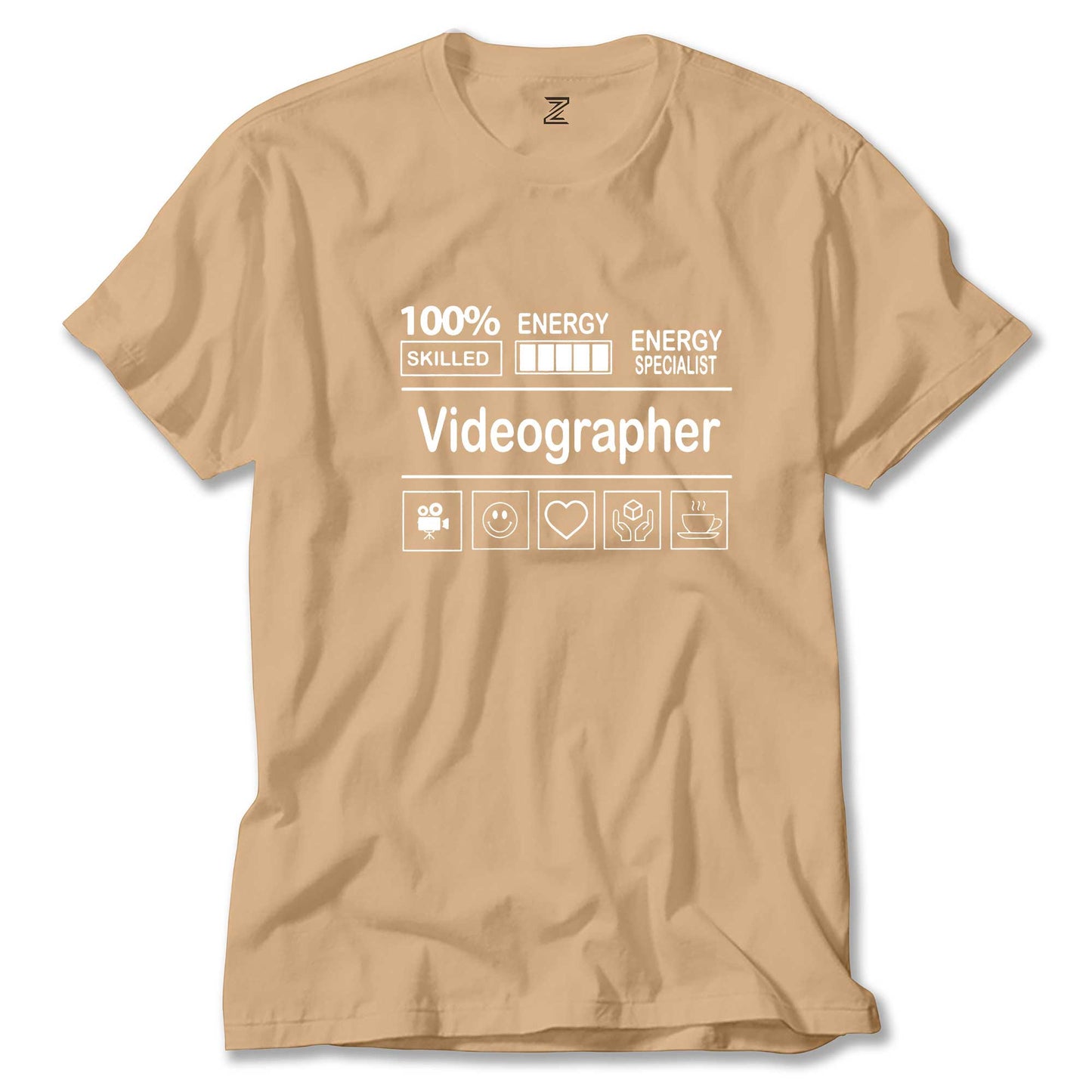 Videographer renkli tişört