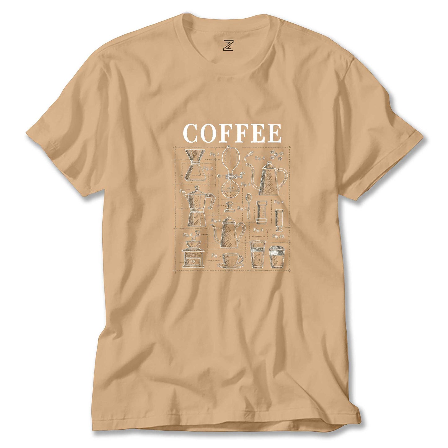 Coffee renkli tişört