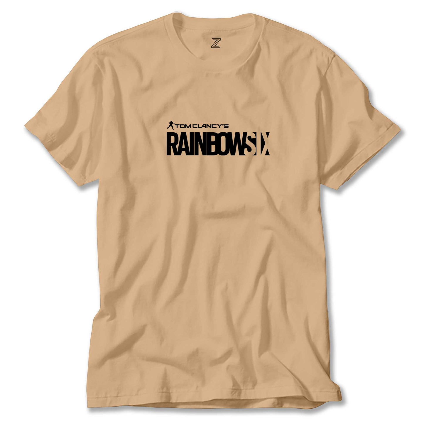 Rainbow Six Logo renkli tişört