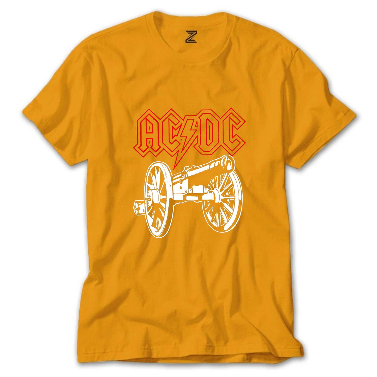 Ac Dc About Rock Cannon Renkli Tişört