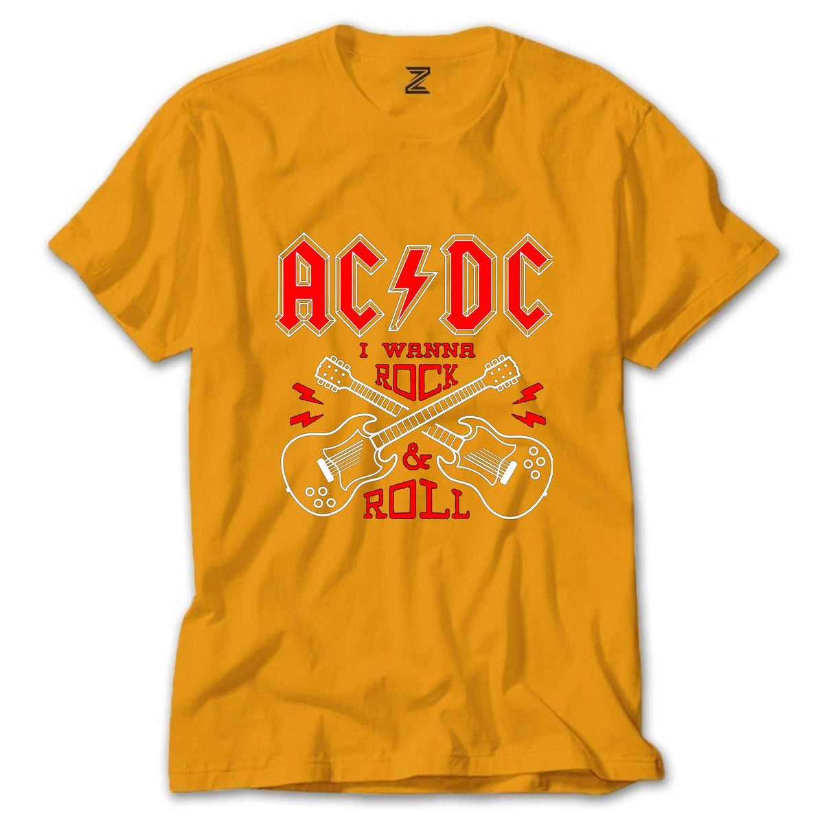 Ac Dc Wanna renkli tişört