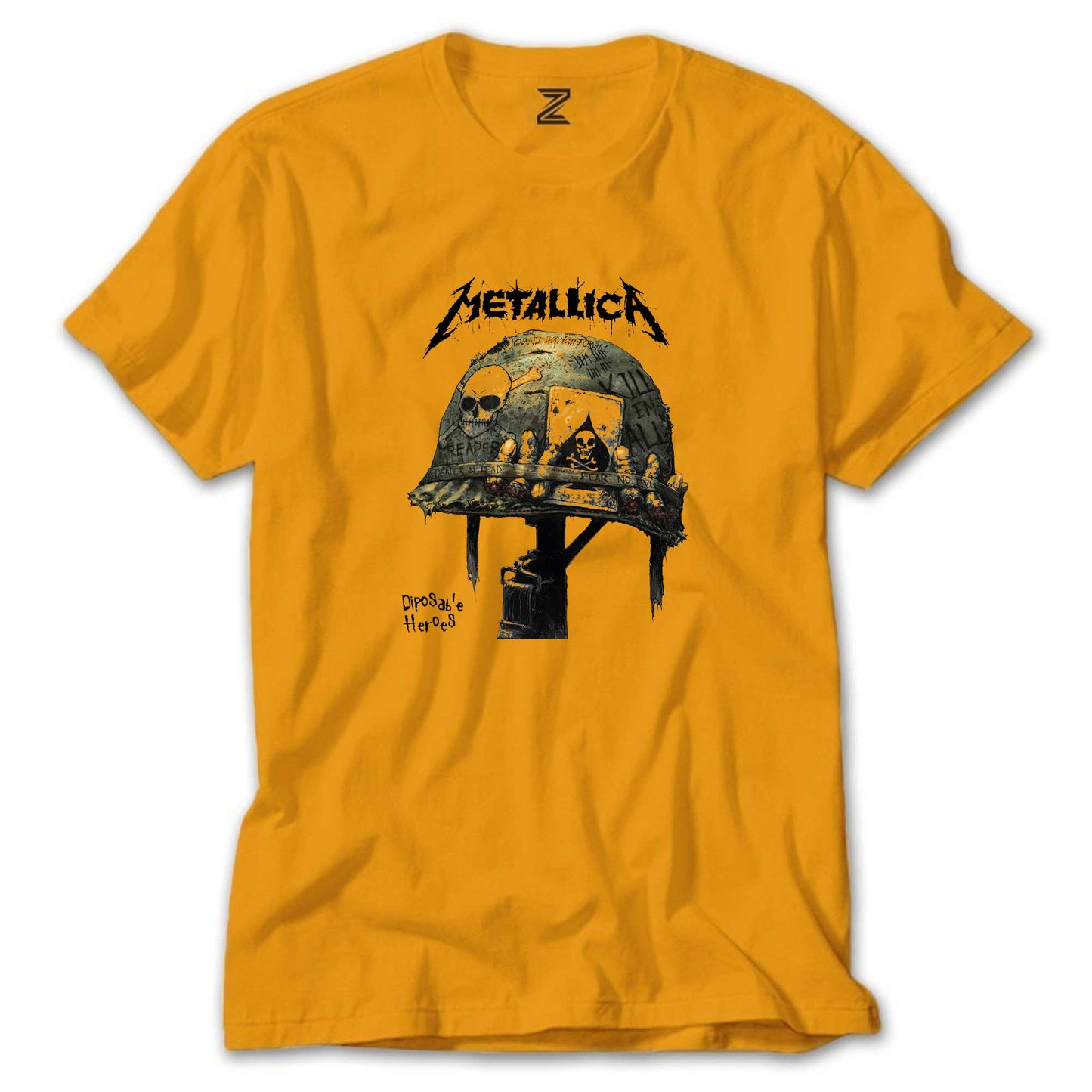 Metallica Diposab e Heroes renkli tişört