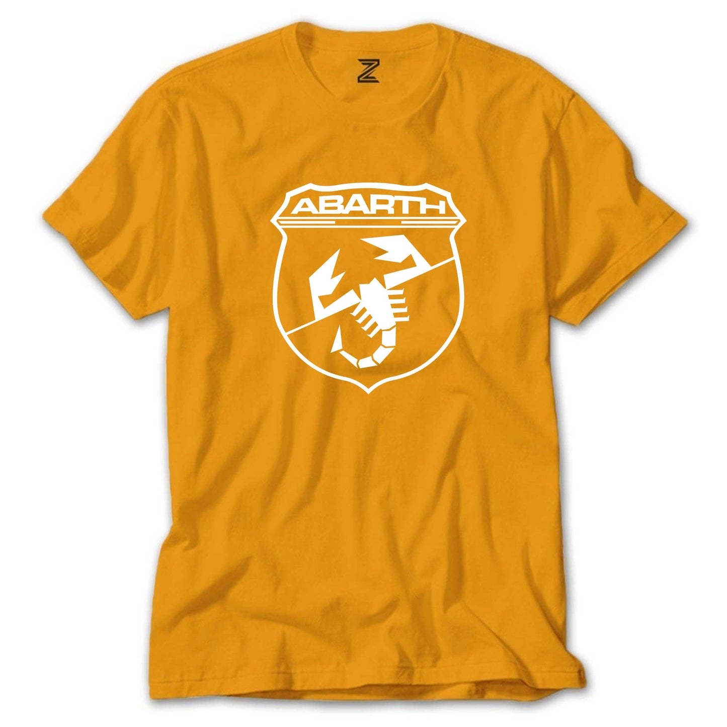 Abarth White Logo Renkli Tişört