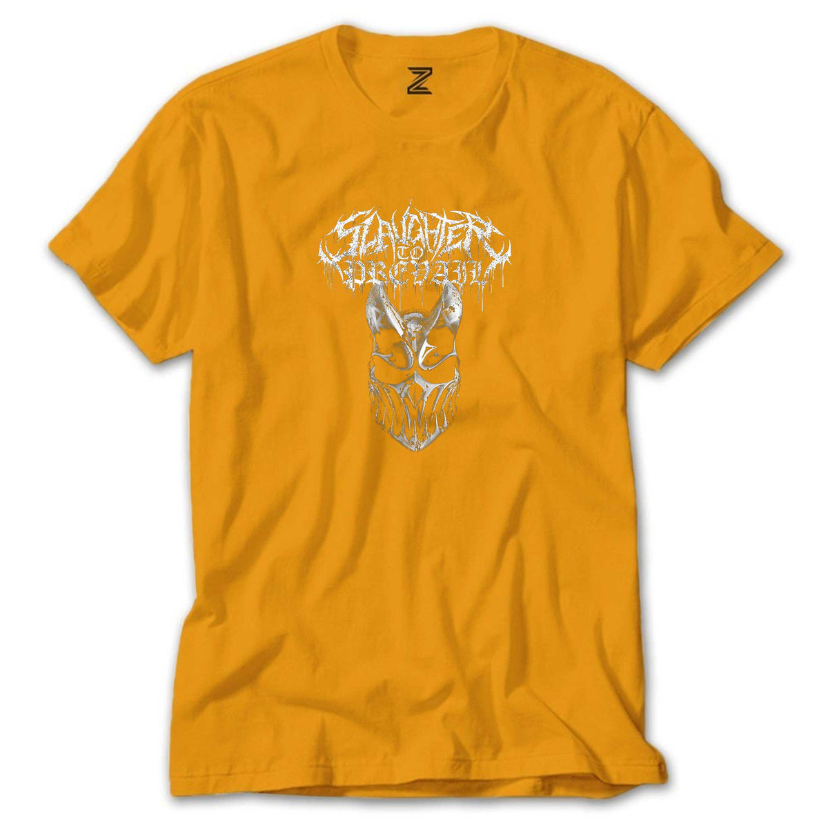 Slaughter To Prevail Silvermask Text renkli tişört