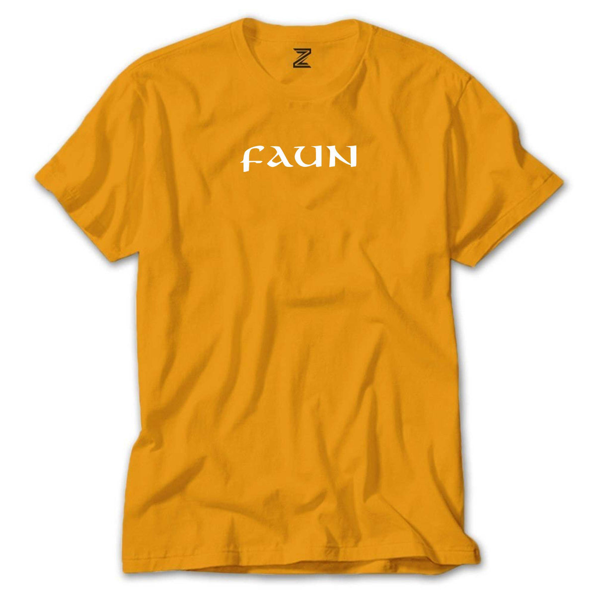 Faun Text Logo renkli tişört