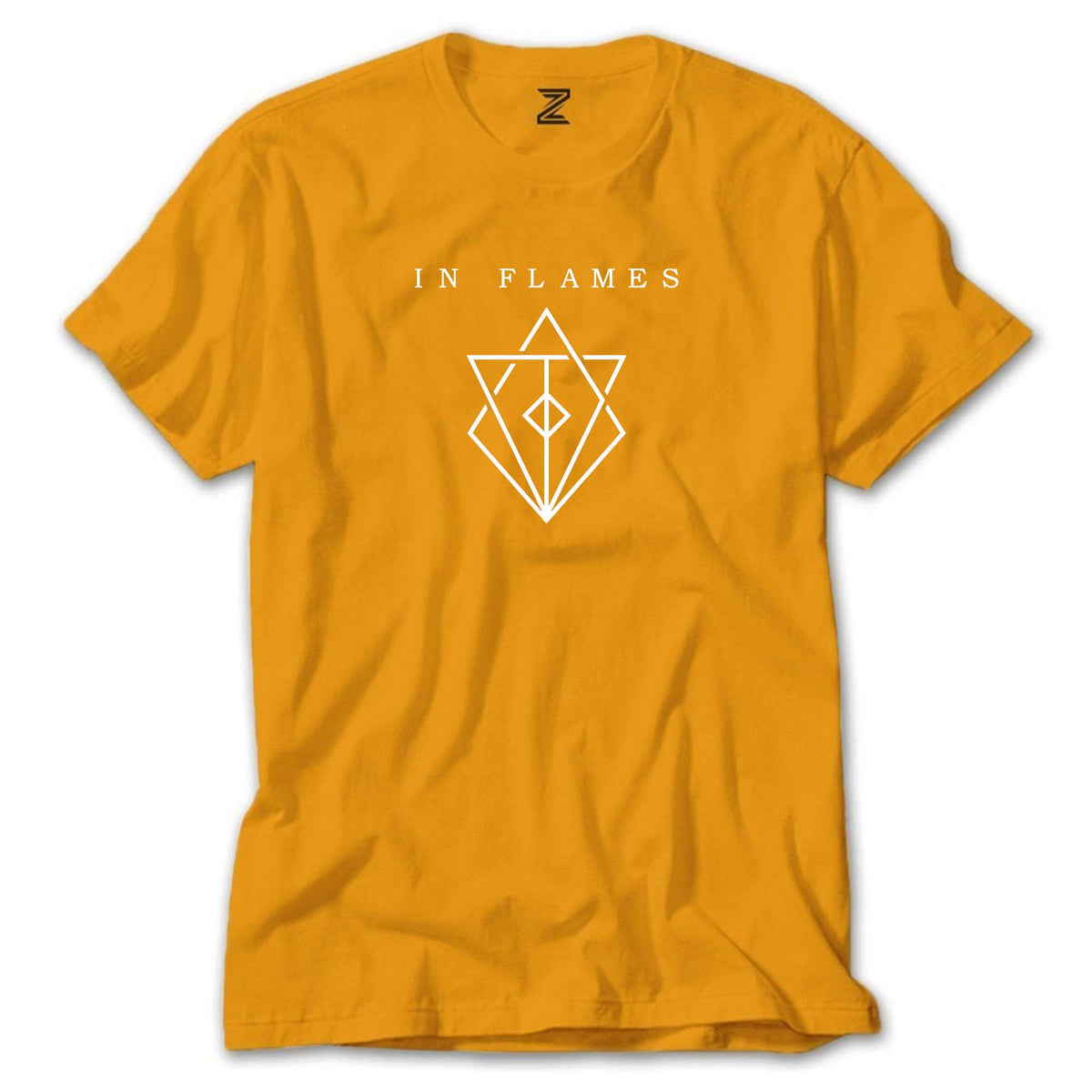 In Flames Symbol Logo renkli tişört