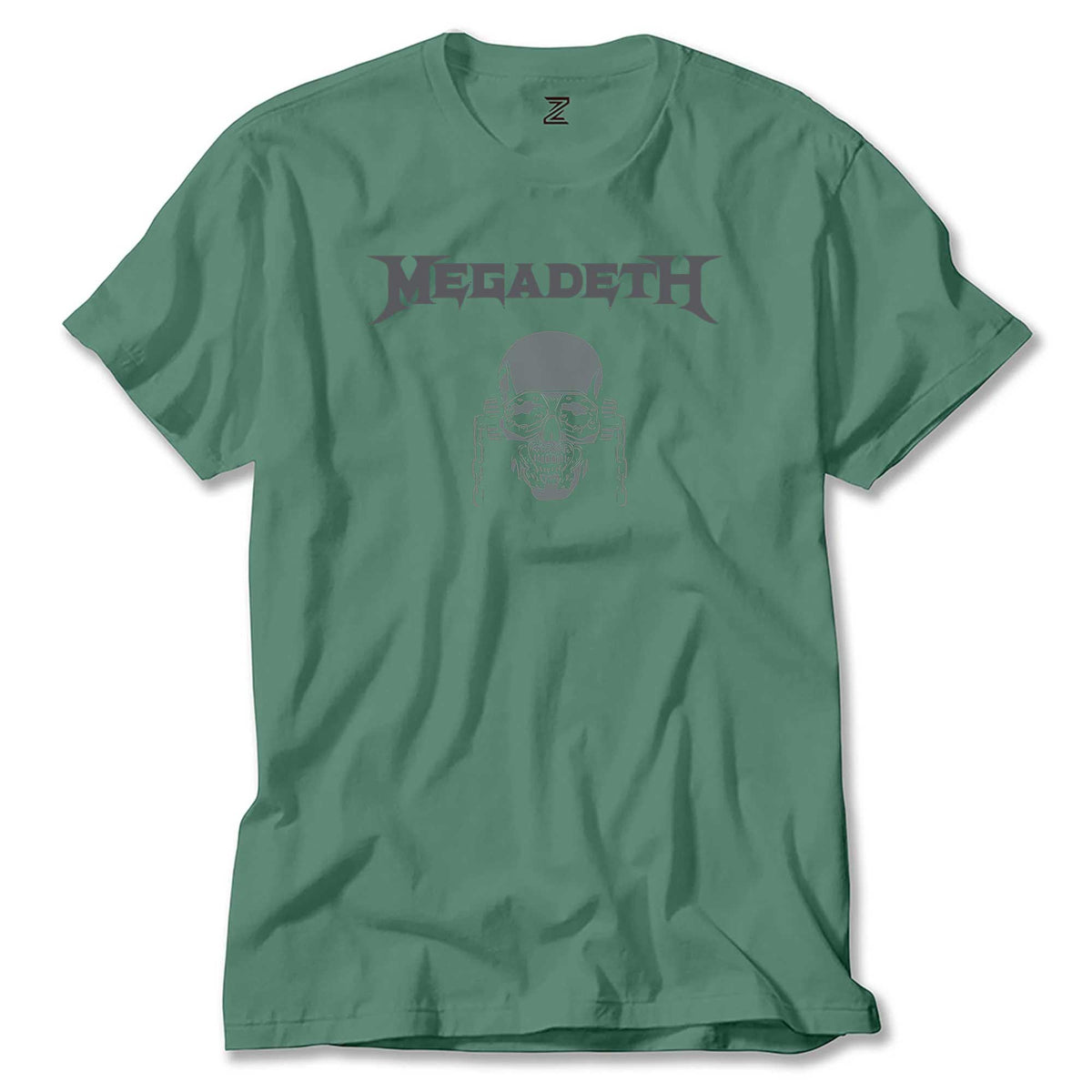 Megadeth Vic Rattlehead Skull renkli tişört
