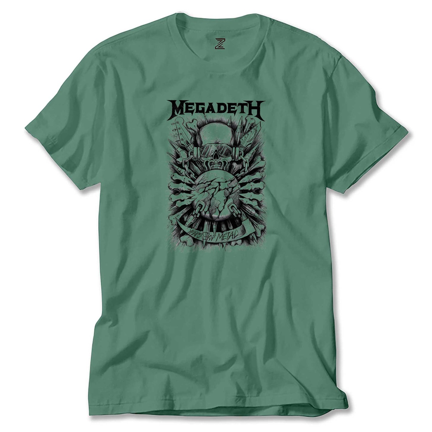 Megadeth Years Of Metal Renkli Tişört