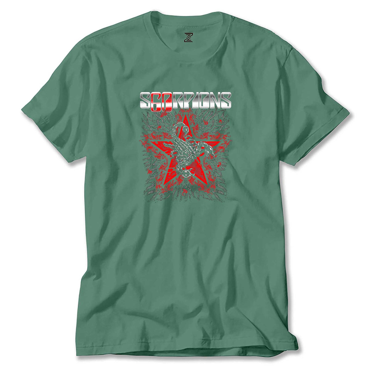 Scorpions Red Star renkli tişört