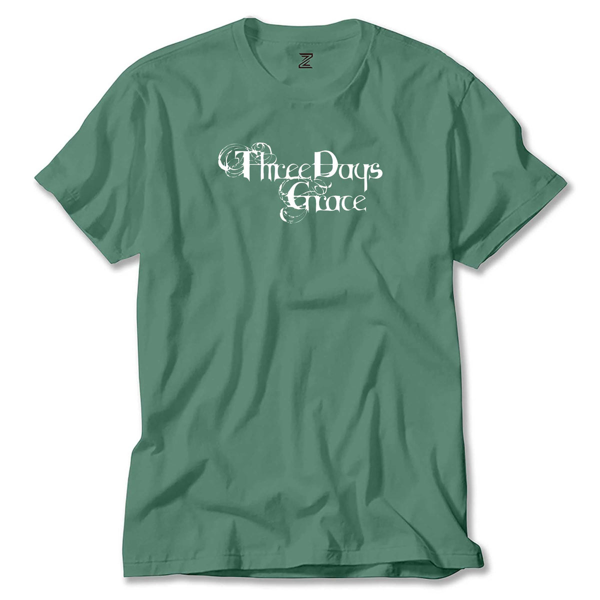 Three Days Grace Logo Text renkli tişört