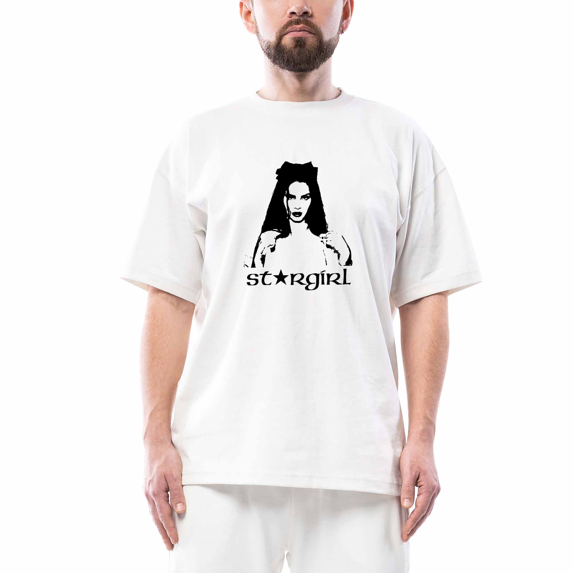 Lana Del Rey Stargirl Beyaz Oversize Tişört