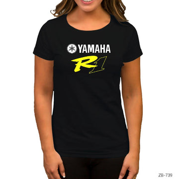 Yamaha R1 Siyah Kadın Tişört
