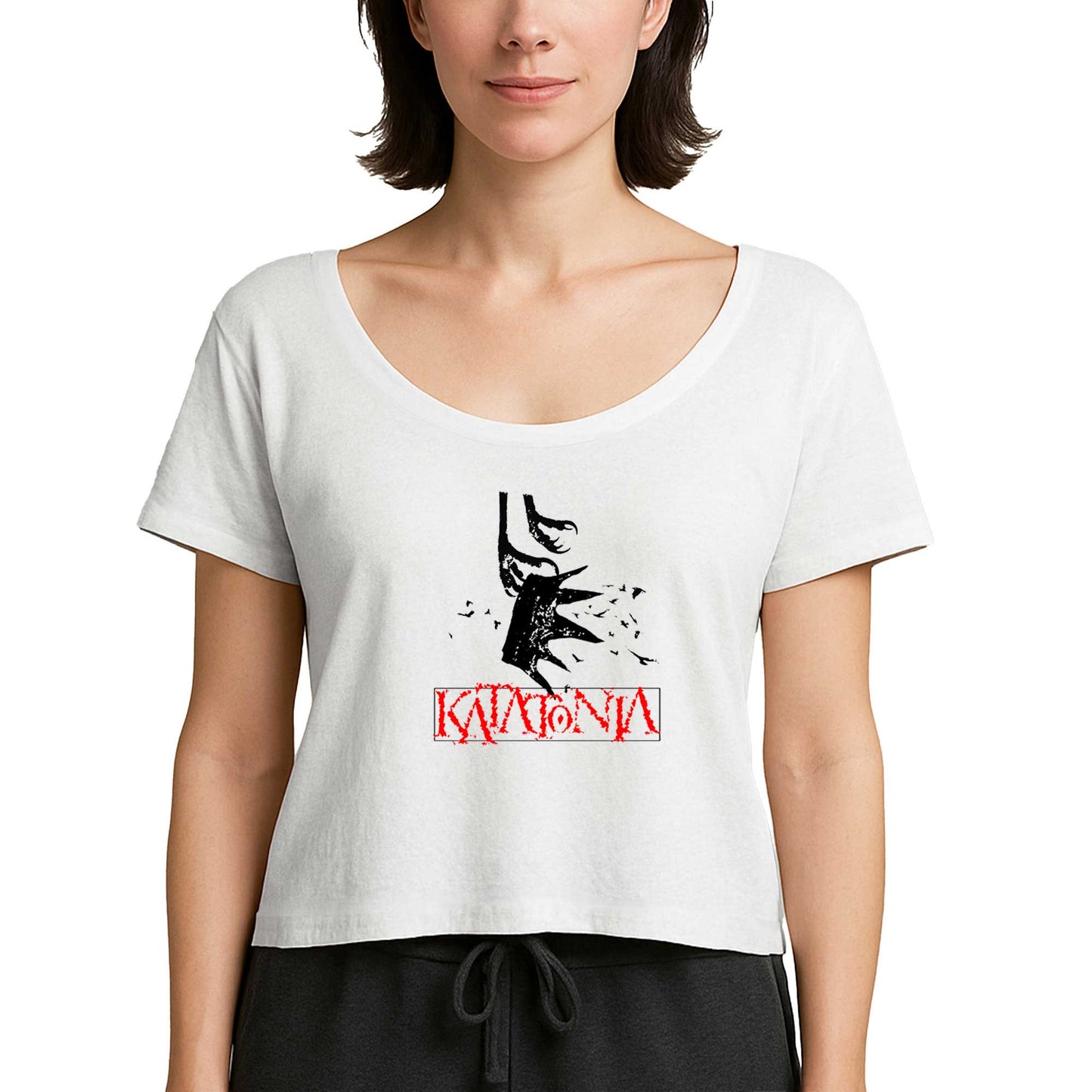 Katatonia Crown Beyaz Kadın Tişört