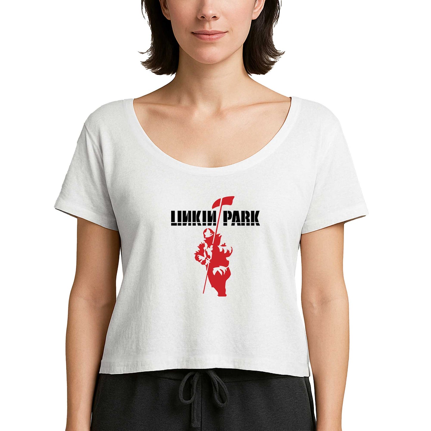 Linkin Park Soilder Beyaz Kadın Tişört