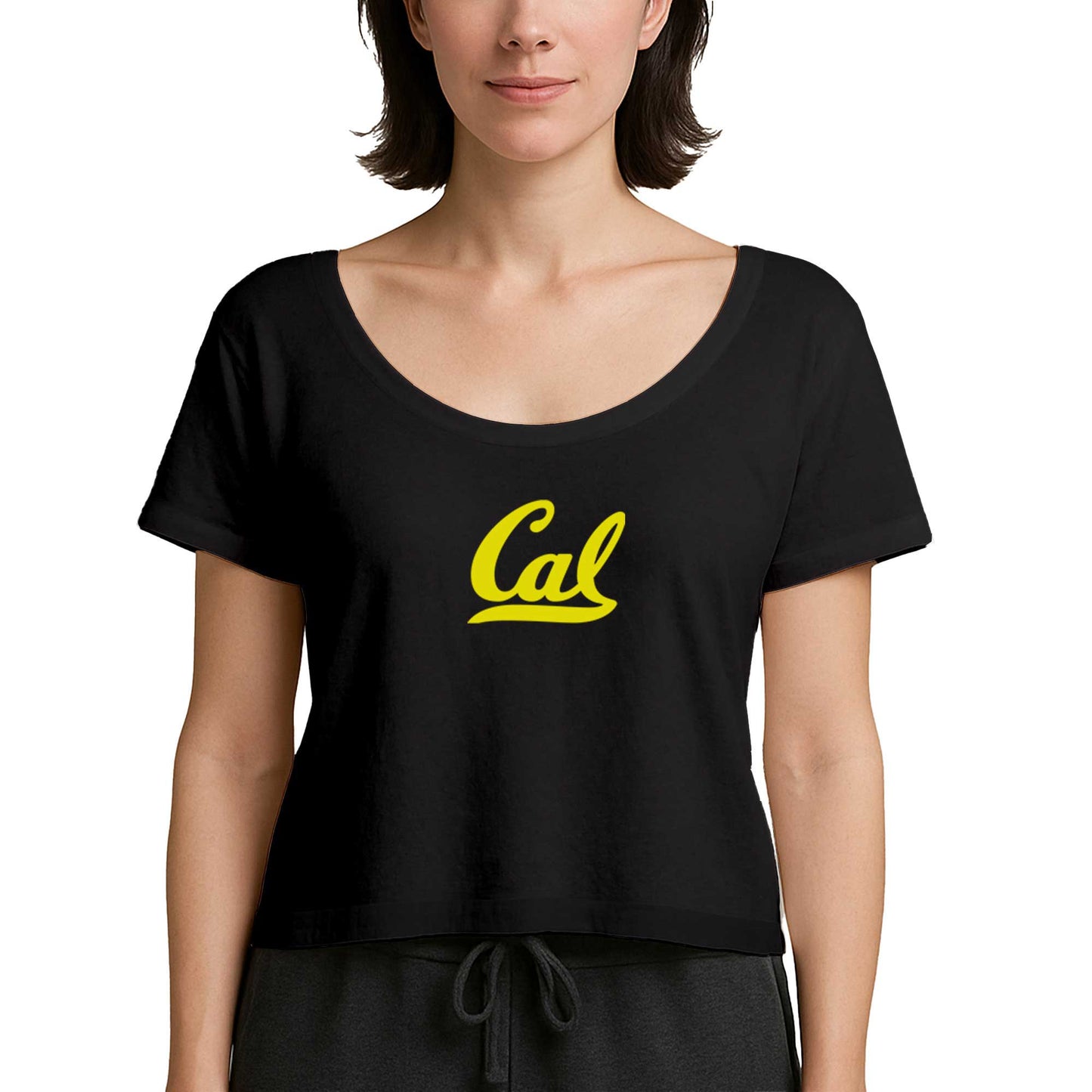 University of California Siyah Kadın Tişört
