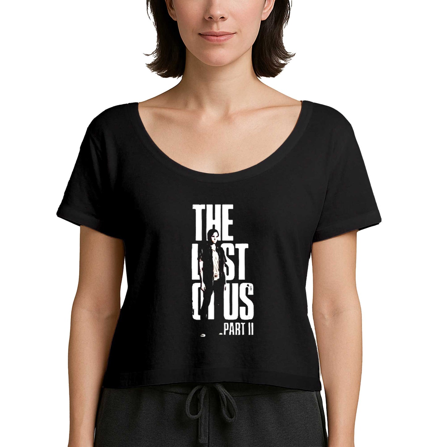The Last Of Us Ellie Gamers Siyah Kadın Tişört