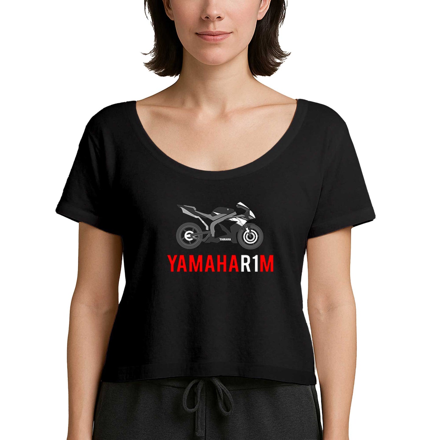 Yamaha R1 Red Siyah Kadın Tişört