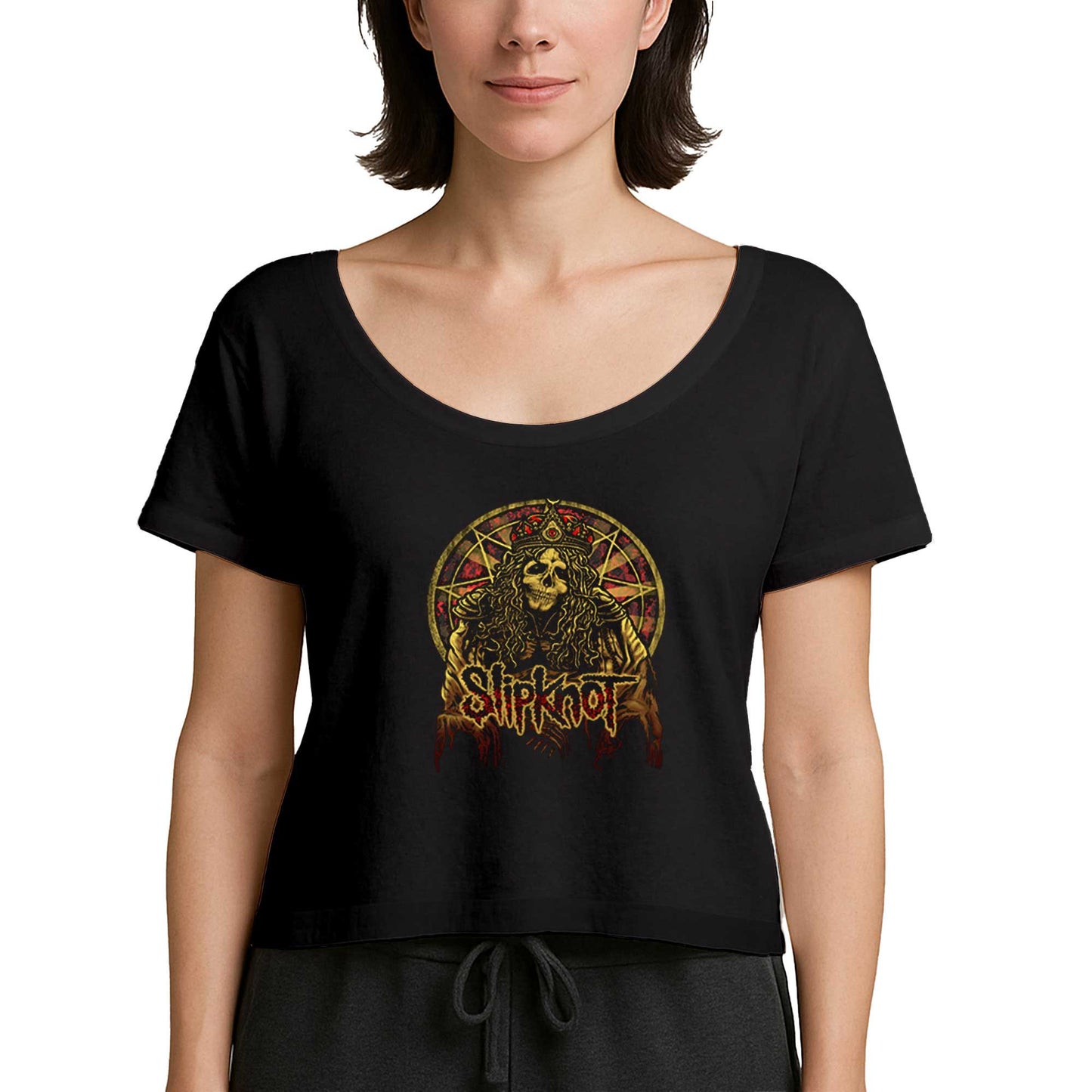 Slipknot King Siyah Kadın Tişört
