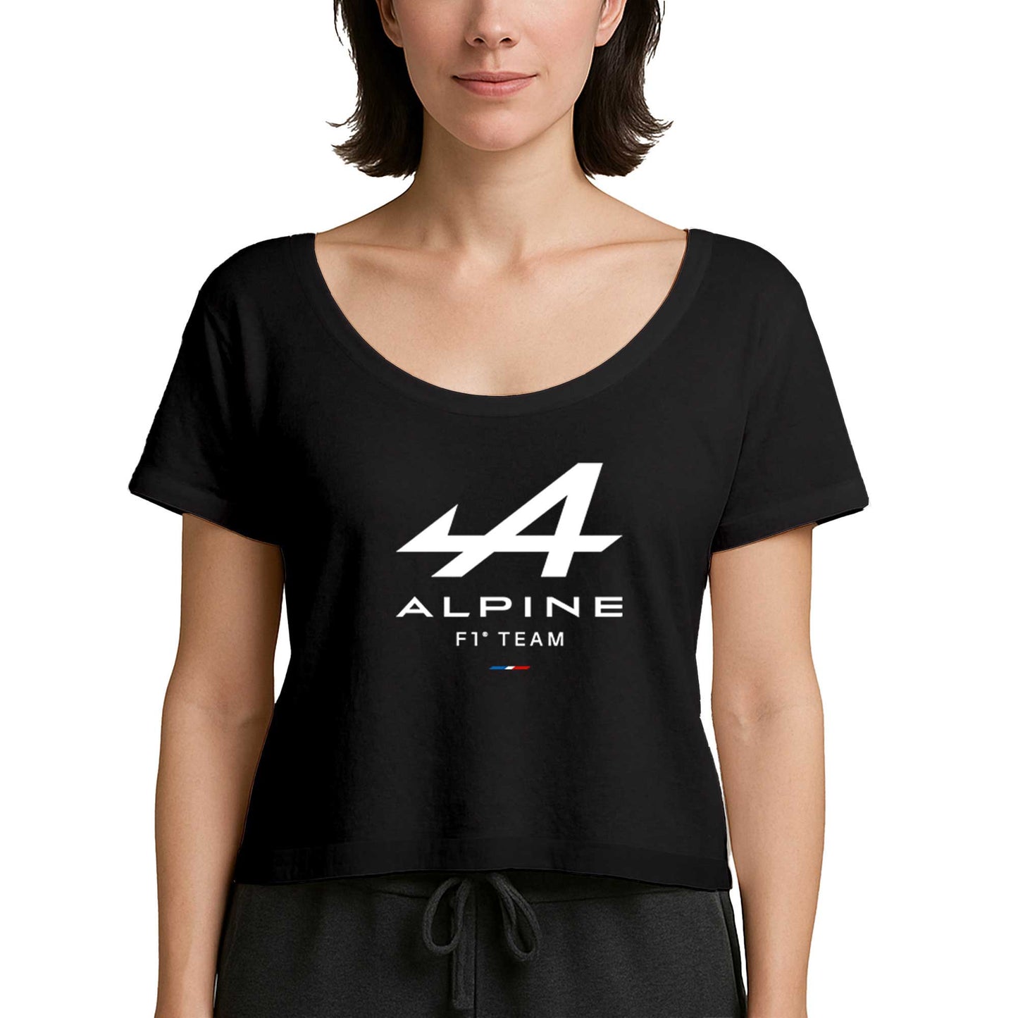 Alpine F1 Siyah Kadın Tişört