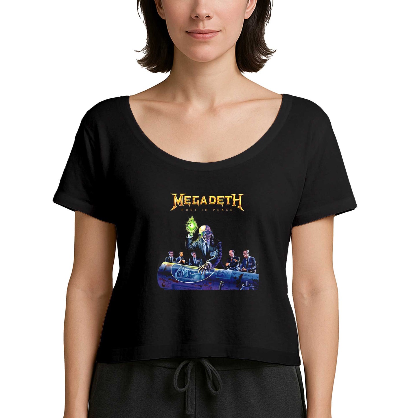 Megadeth Rust İn Peace New Siyah Kadın Tişört