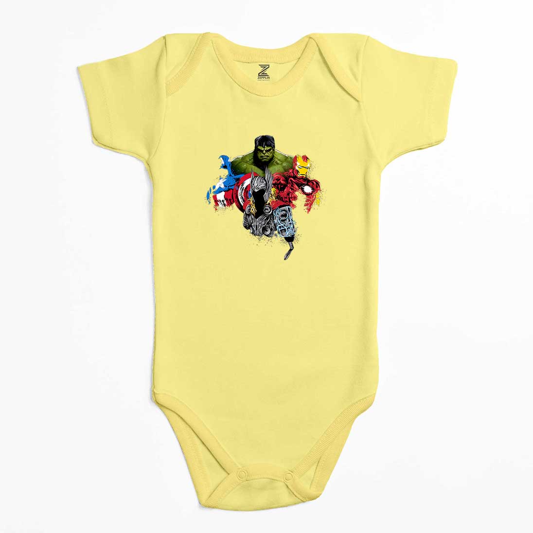 Avengers Boss Renkli Bebek Body Zıbın