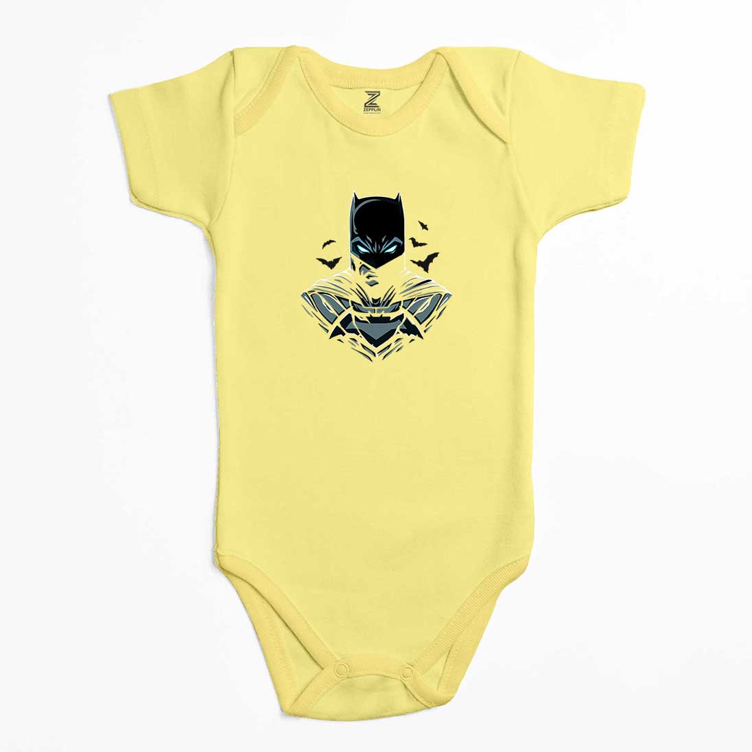 Batman Head Renkli Bebek Body Zıbın