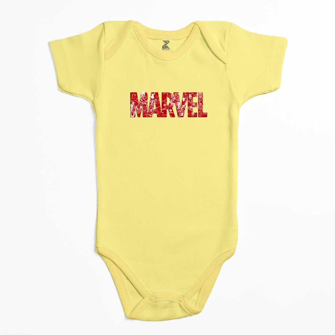 Marvel Heroes in Post 3 Renkli Bebek Body Zıbın