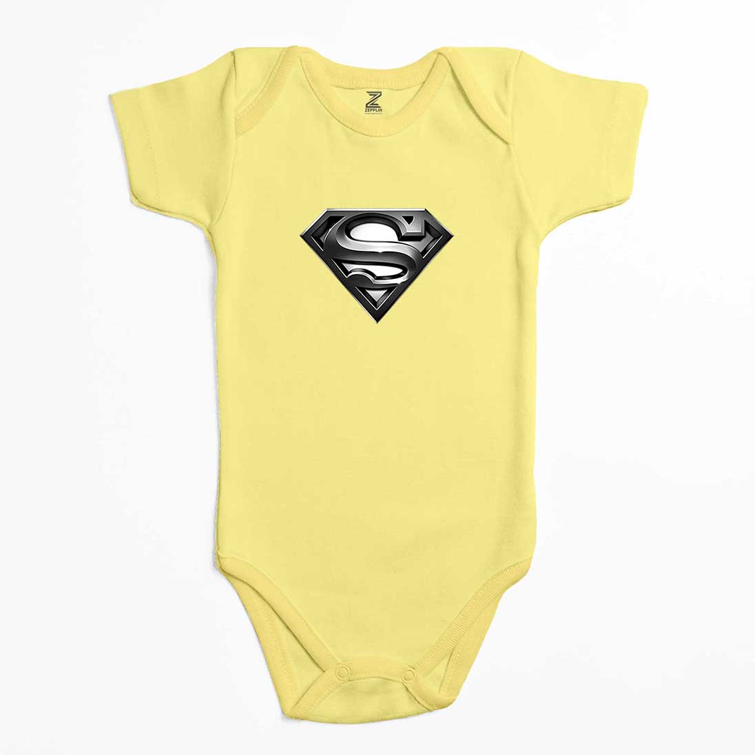 Superman Logo Renkli Bebek Body Zıbın