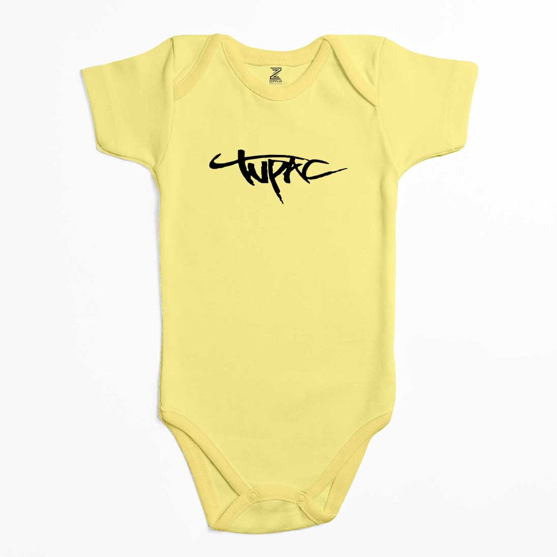 Tupac Logo 2 Renkli Bebek Body Zıbın