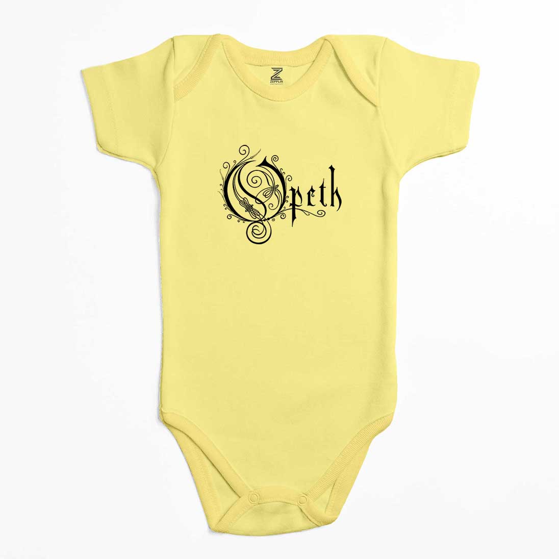 Opeth Logo Classic 2 Renkli Bebek Body Zıbın