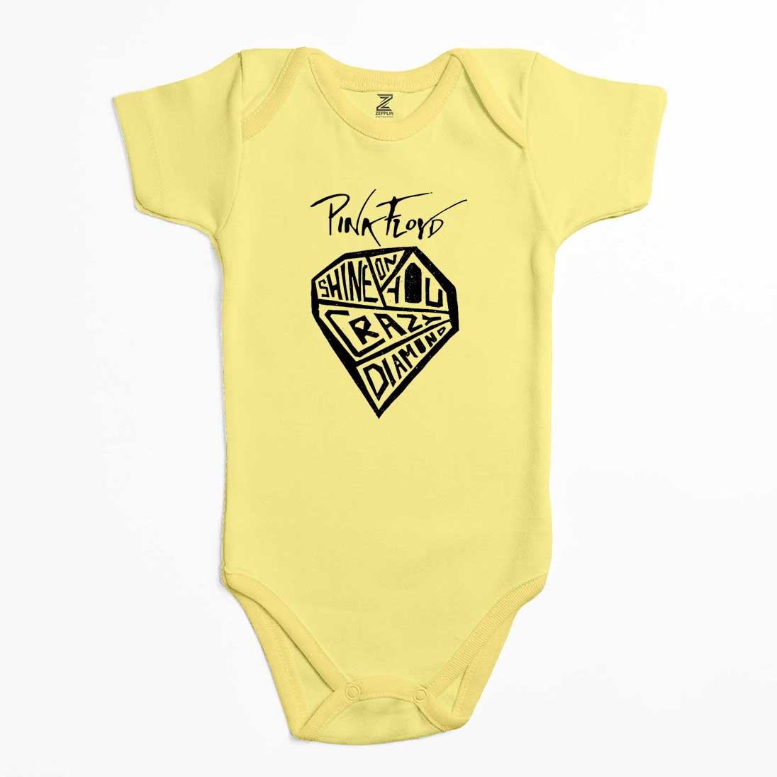 Pink Floyd Crayz Diamond Renkli Bebek Body Zıbın