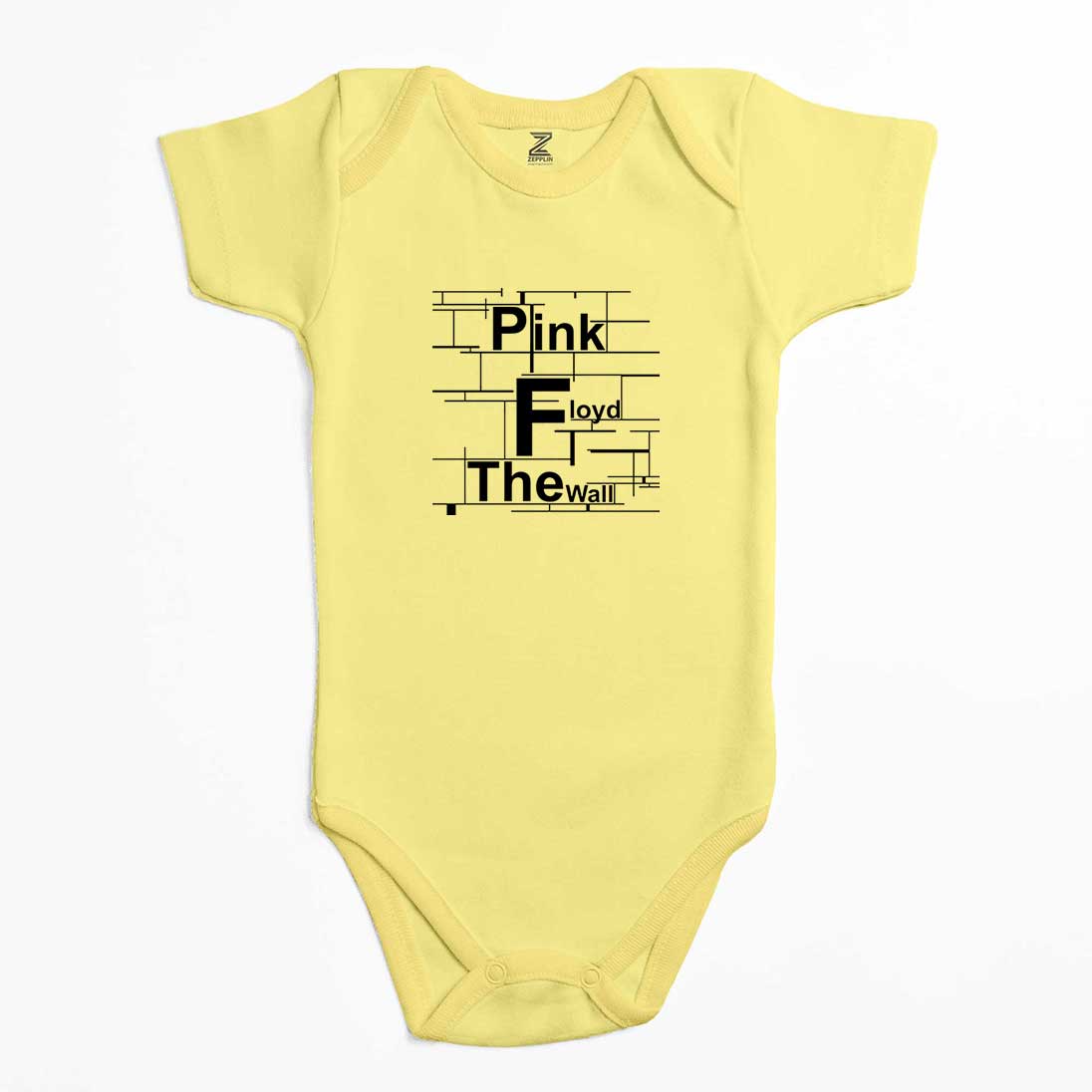 Pink Floyd The Wall Renkli Bebek Body Zıbın