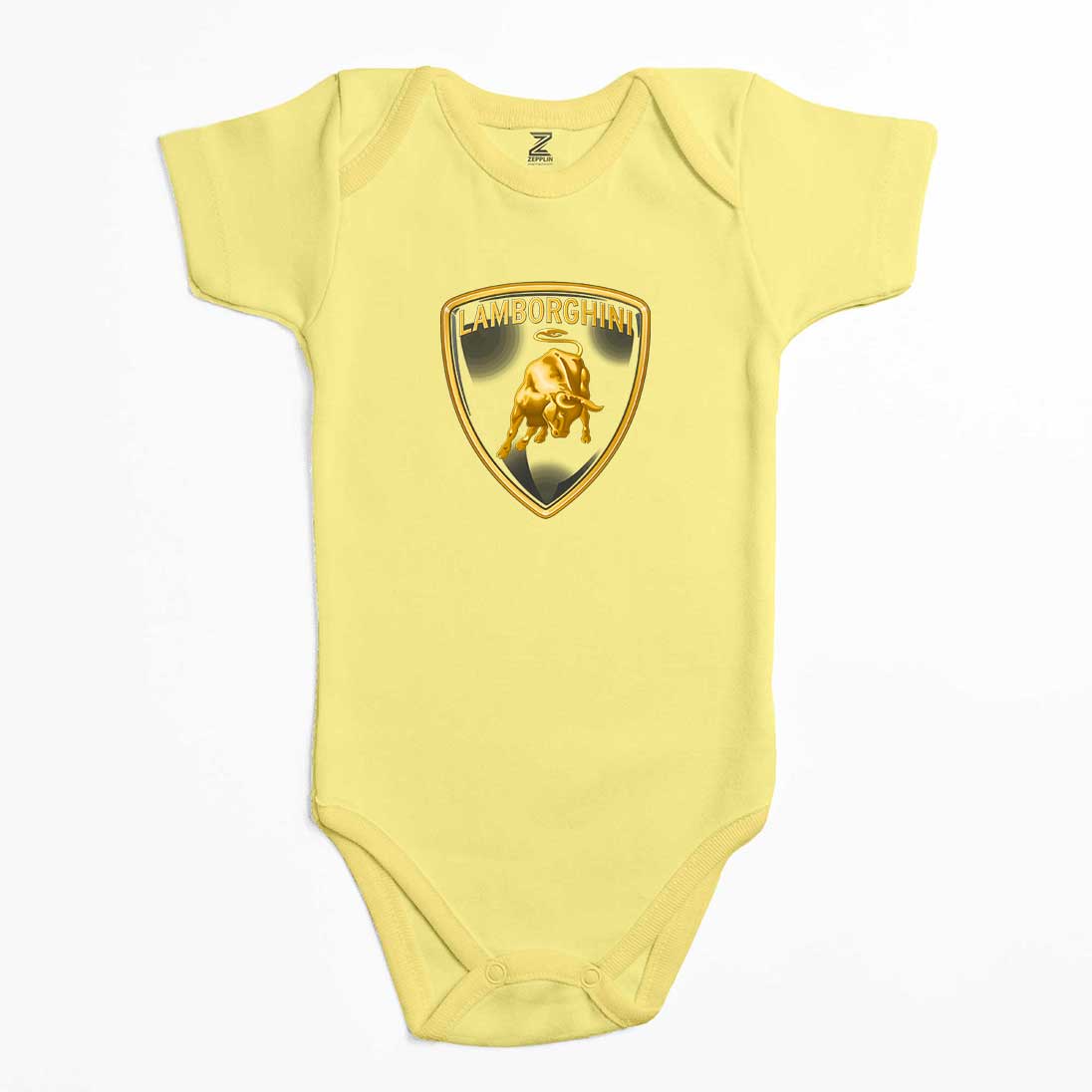 Lamborghini Logo 2 Renkli Bebek Body Zıbın