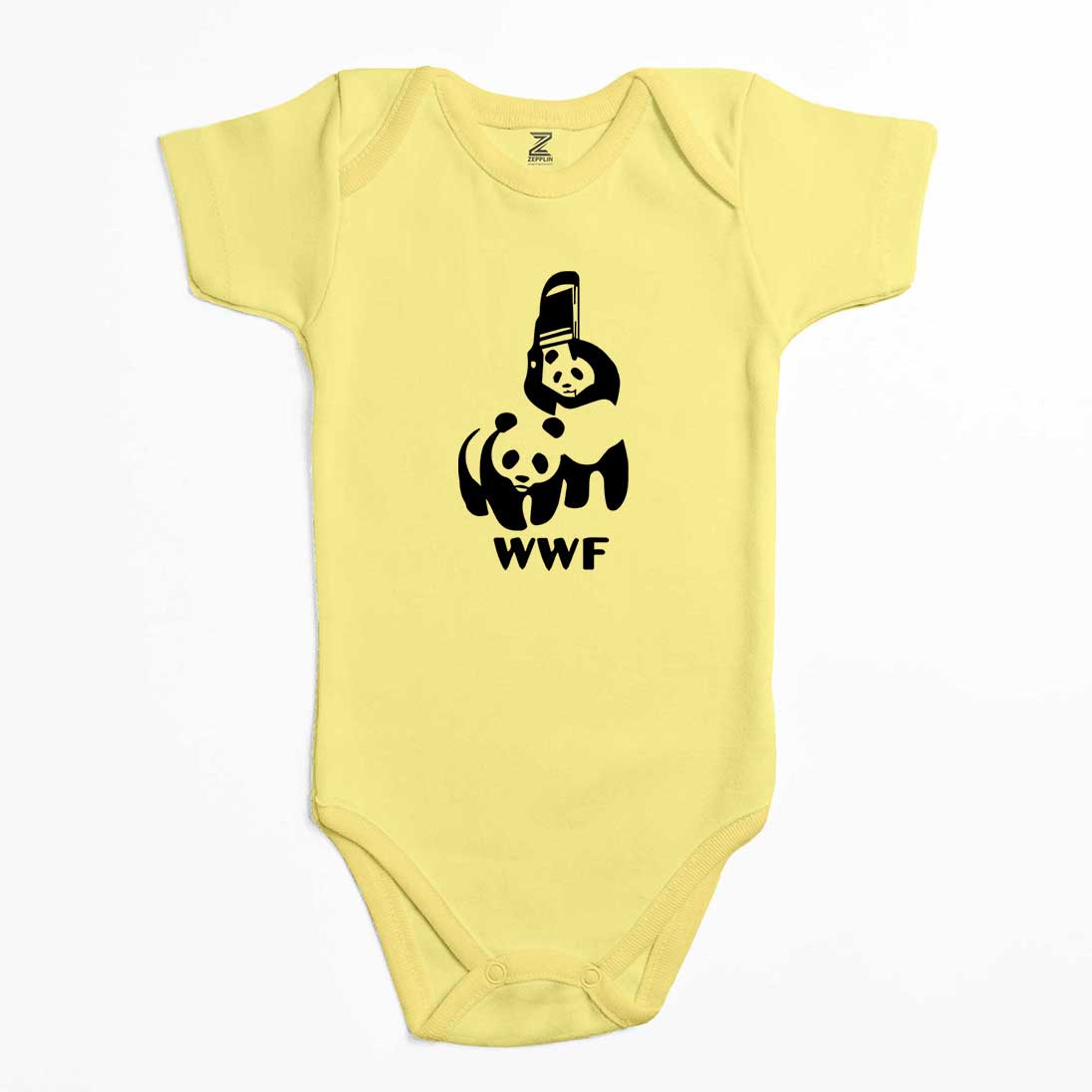 UFC WWF Panda Renkli Bebek Body Zıbın