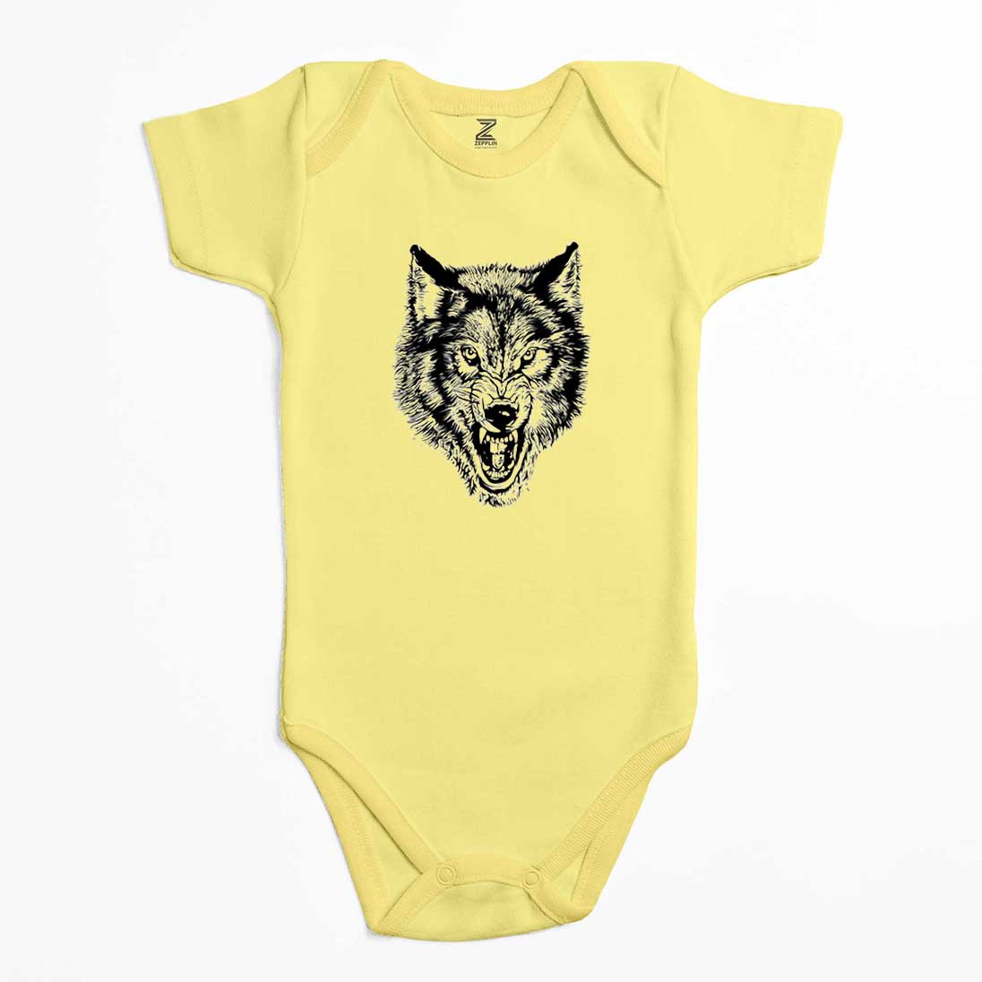 White Wolf Renkli Bebek Body Zıbın