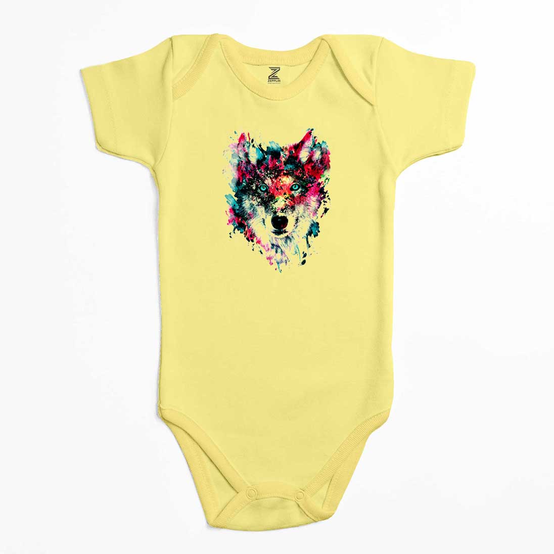 Wolf Color Renkli Bebek Body Zıbın