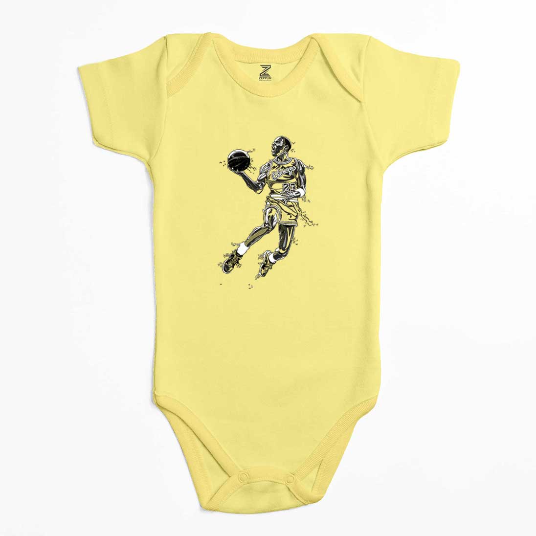 Michael Jordan Black Renkli Bebek Body Zıbın