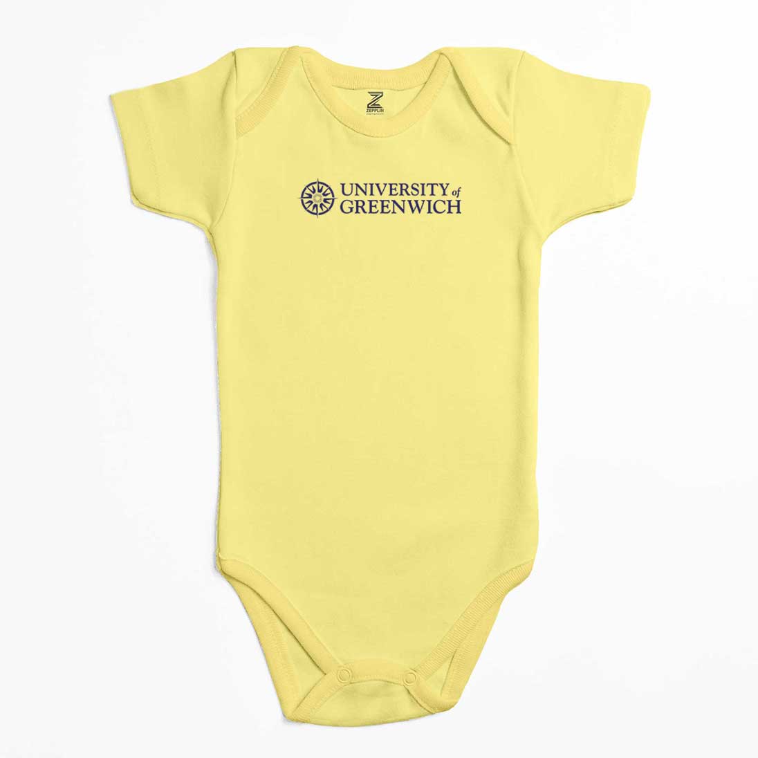 University Of Greenwich Logo Renkli Bebek Body Zıbın