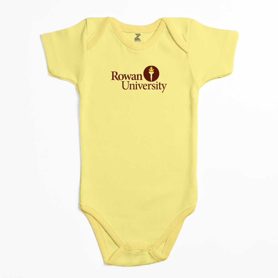 Rowan University Logo Text Renkli Bebek Body Zıbın