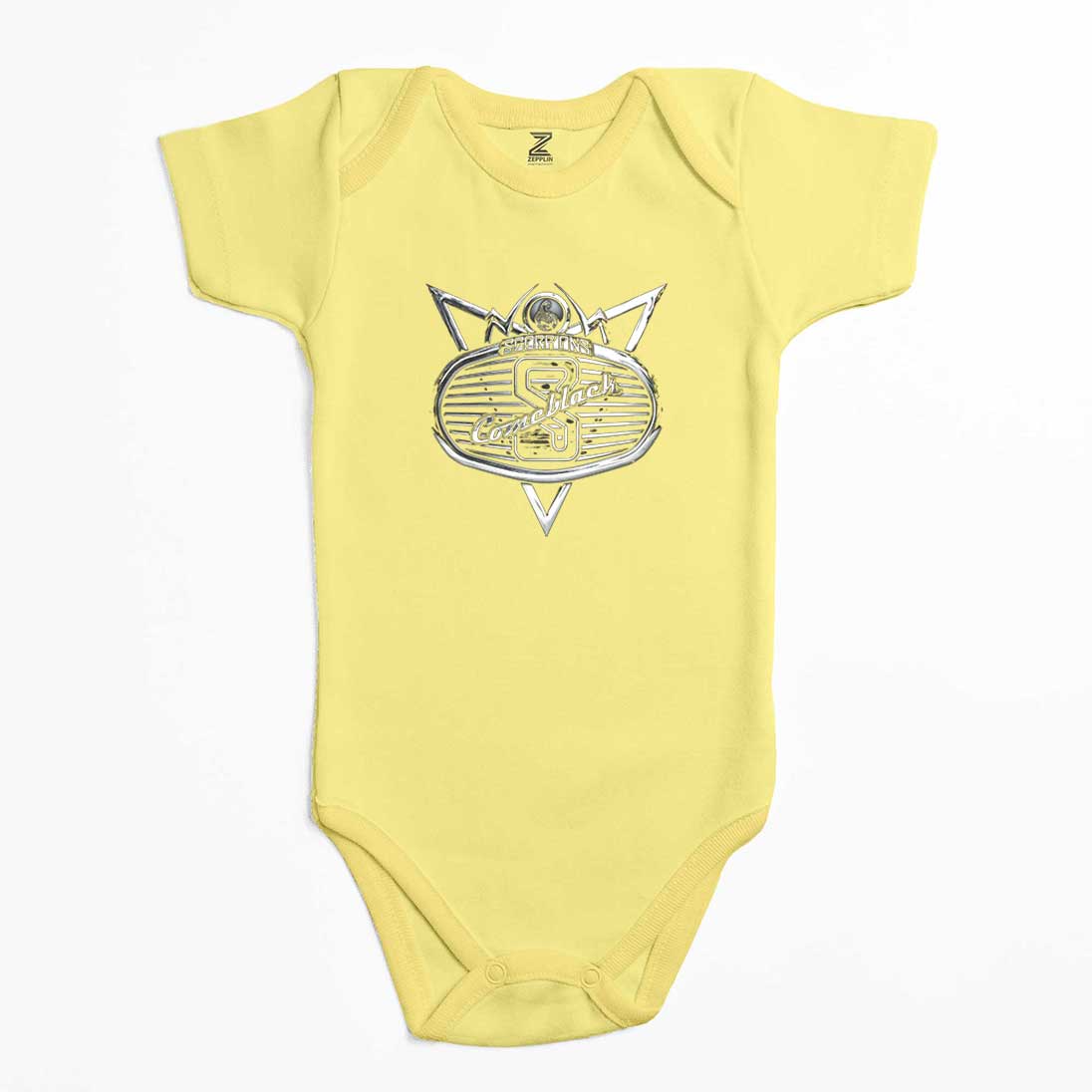 Scorpions Come Black Renkli Bebek Body Zıbın