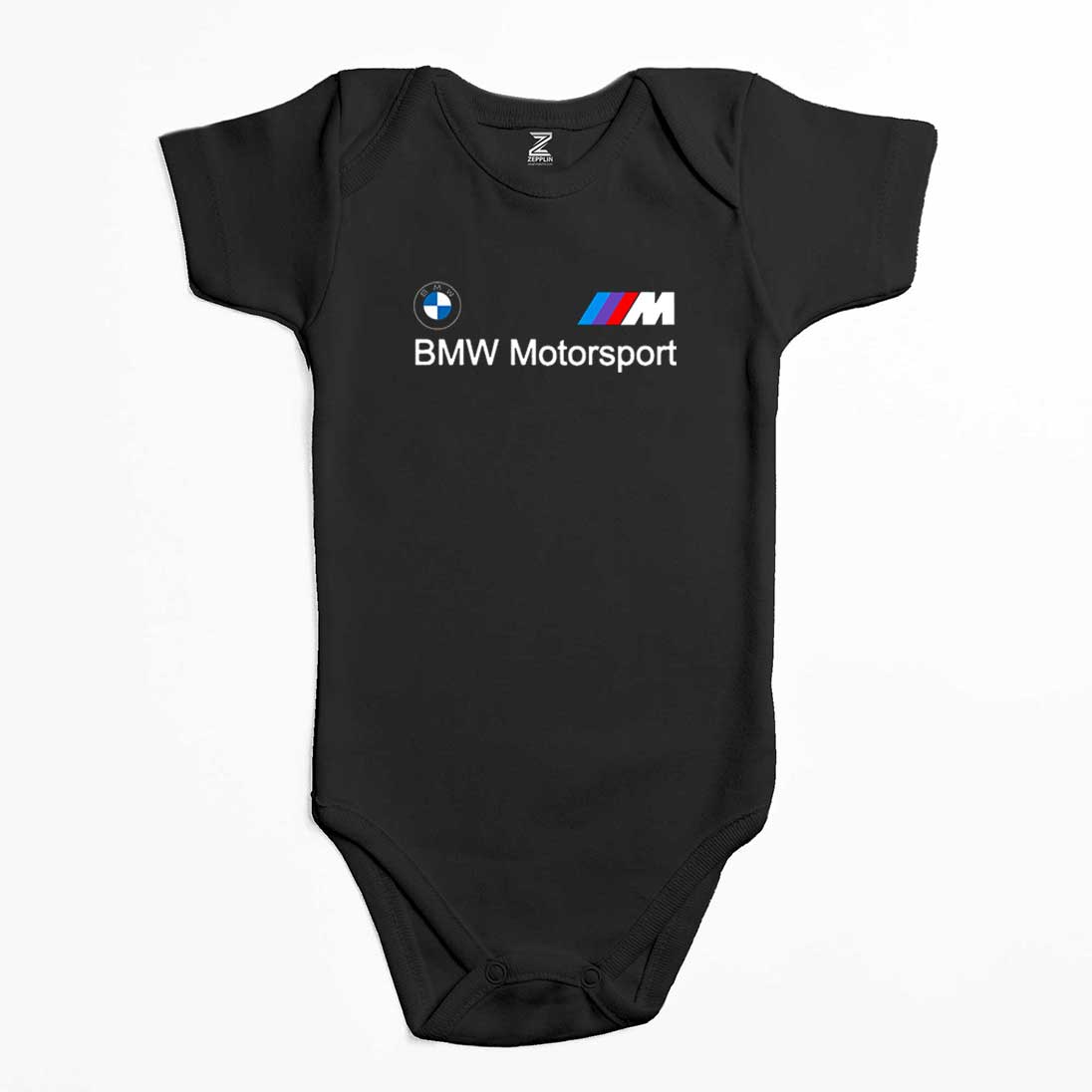 BMW Logo M Power Motorsport Renkli Bebek Body Zıbın | Zepplin