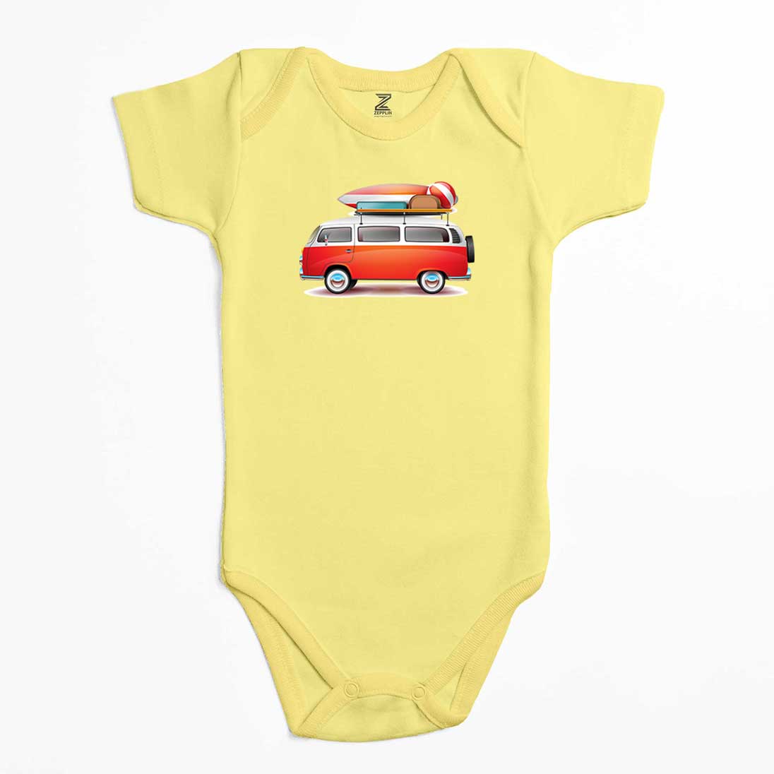 Volkswagen Karavan Holiday Renkli Bebek Body Zıbın