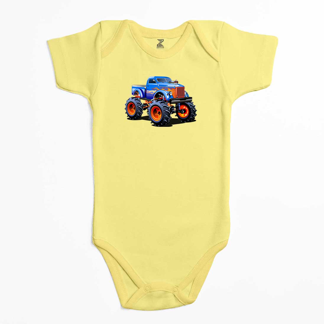 Canavar Kamyon SUV Renkli Bebek Body Zıbın
