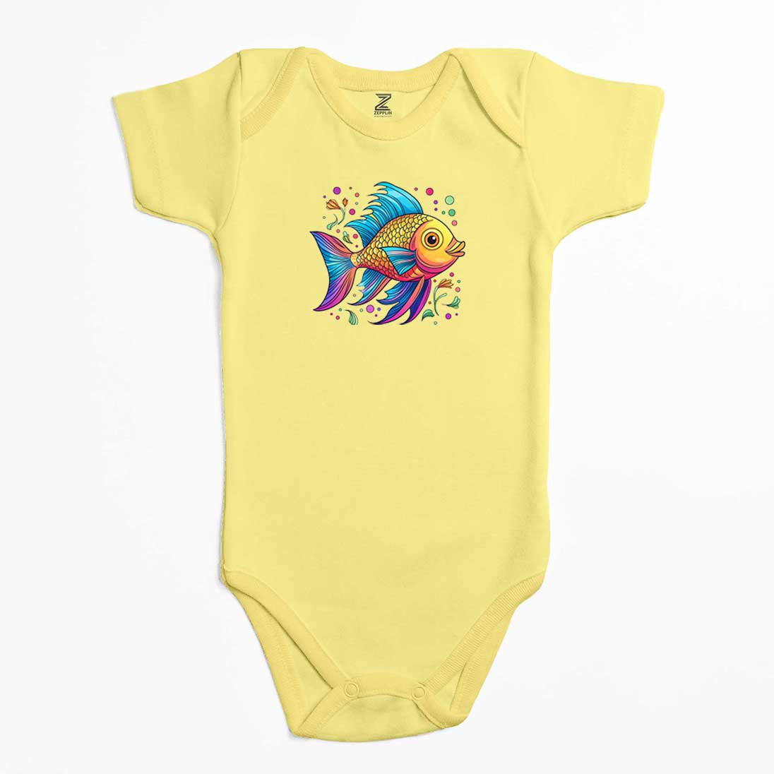 Colorful Fish Renkli Bebek Body Zıbın