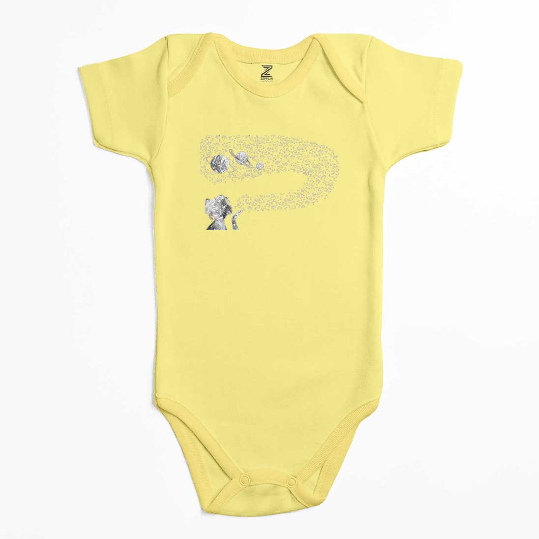 Galaksi Woman Renkli Bebek Body Zıbın