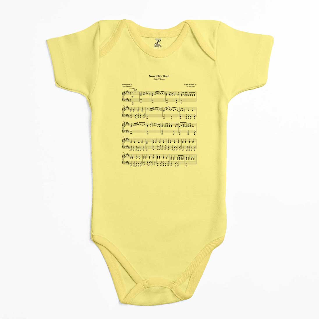 Guns N Roses November Rain Renkli Bebek Body Zıbın