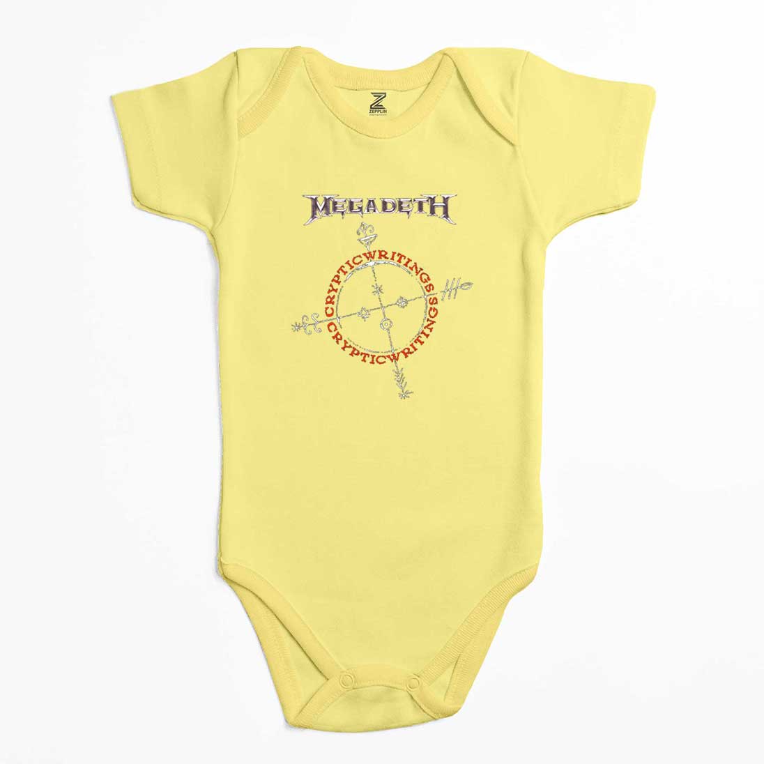 Megadeth Cryptic Writings 1997 Renkli Bebek Body Zıbın