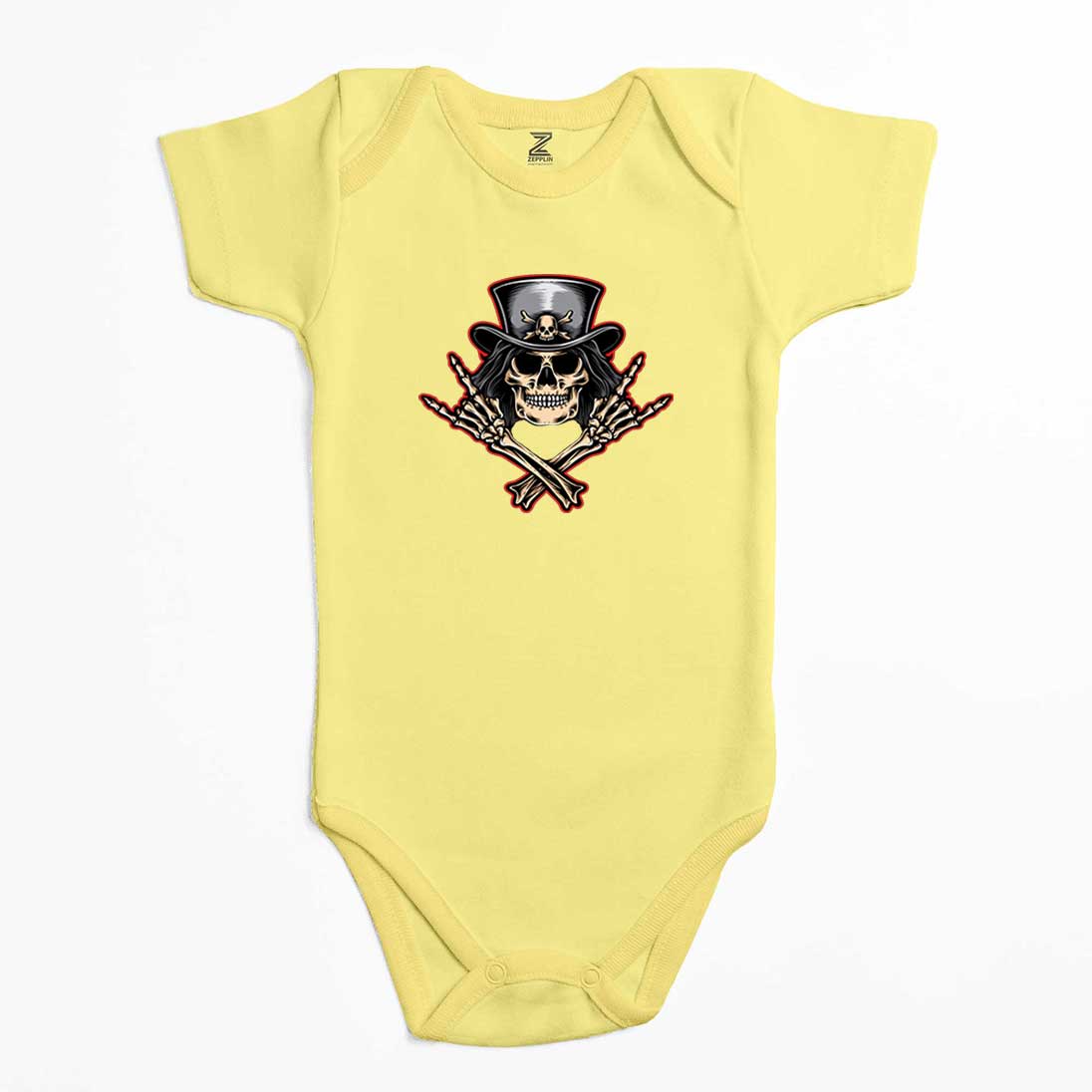 Slash Skull Renkli Bebek Body Zıbın